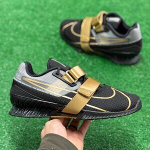 Nike Romaleos 4 Black Mens Weightlifting Shoes CD3463-001 VNDS Sz 10
